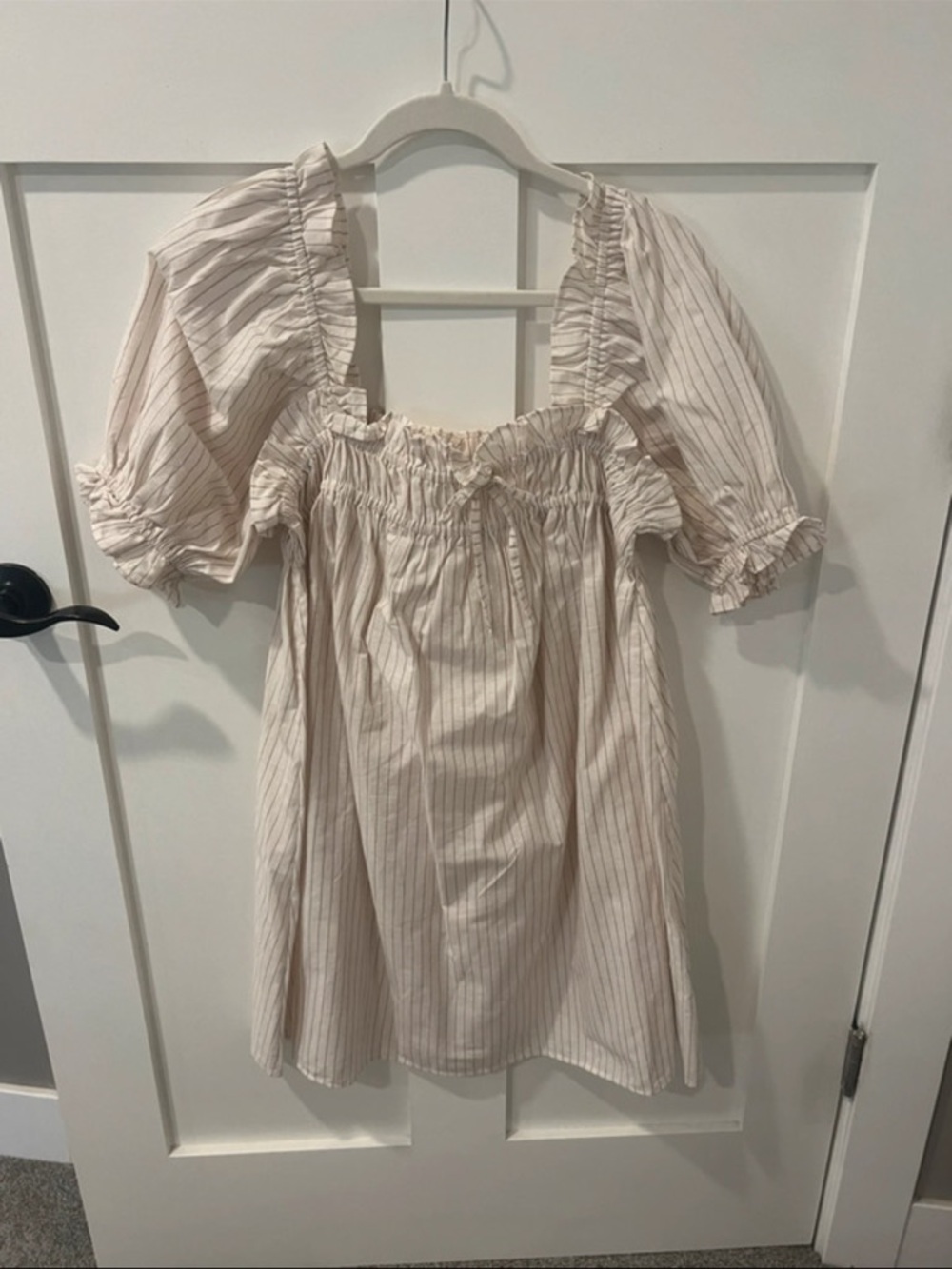 Cotton and linen dress